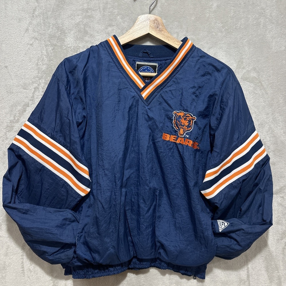 Vintage 90s Genuine Stuff Chicago Bears NFL Youth L(14-16) Bears Football Jacket